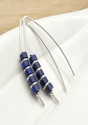 Lapis Lazuli and Sterling Silver Threader