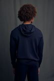 Alejandro Hoodie (UNISEX) Navy & Light Grey